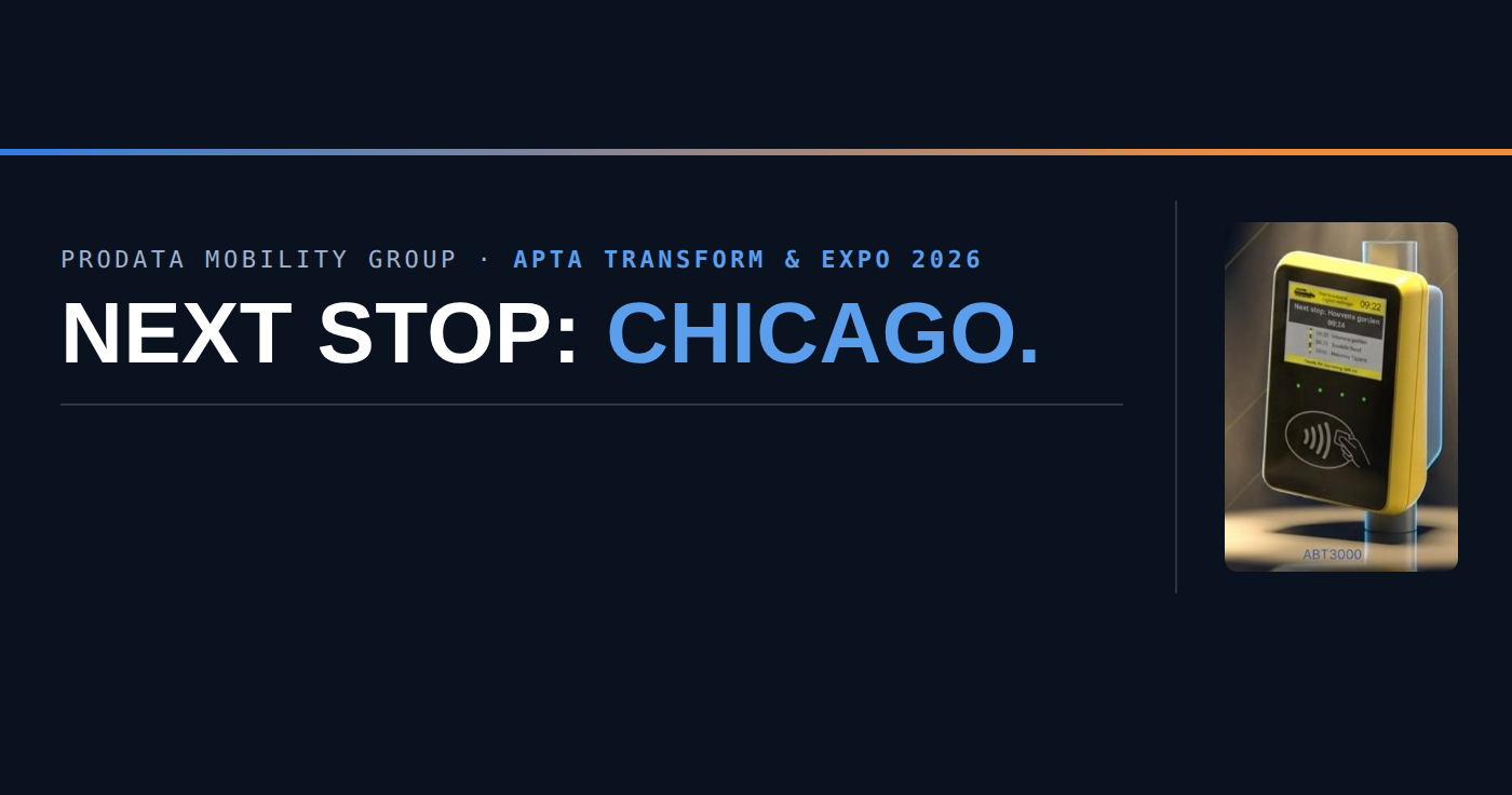 Prodata Mobility at APTA Expo 2026
